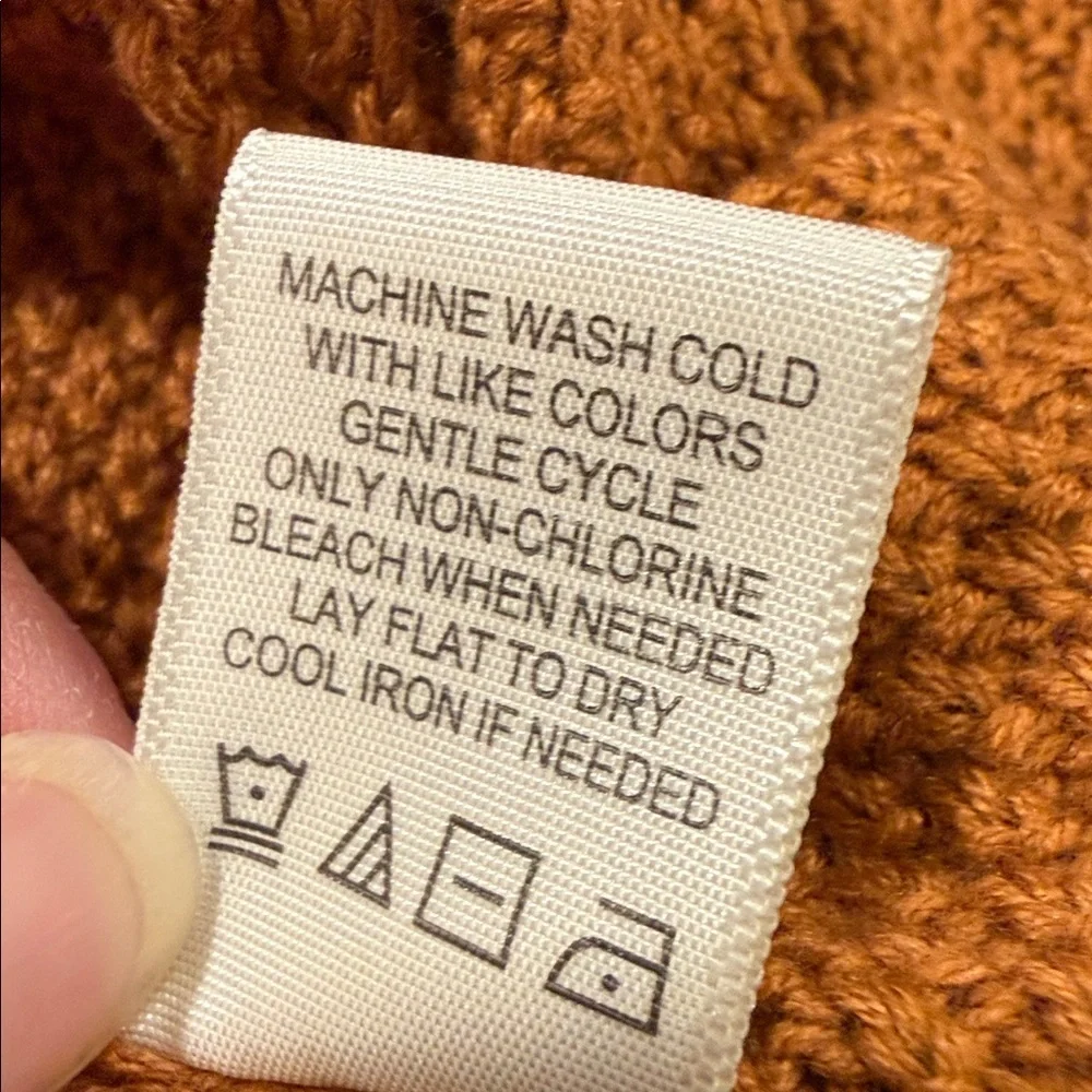 Ultra Flirt Rust Knit Fitted Open Back Boho Chic Cowgirl Halter Style Dress - Picture 9 of 11